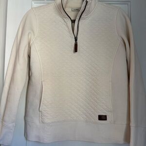 L.L. Bean Quilted Quarter Zip Pullover